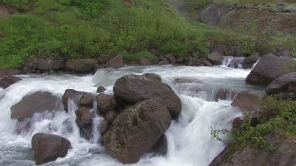 Mountain stream — Stock Video