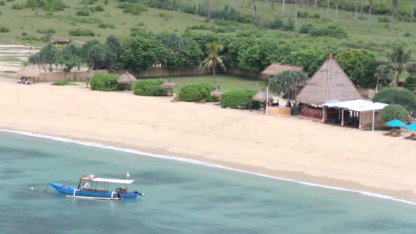 Plaj, tropikal deniz — Stok video