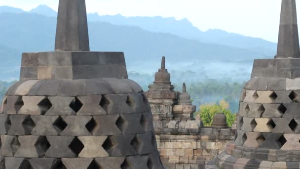 Borobudur — Stok video