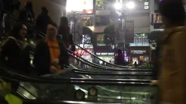 Hong kong büyük alışveriş merkezi — Stok video