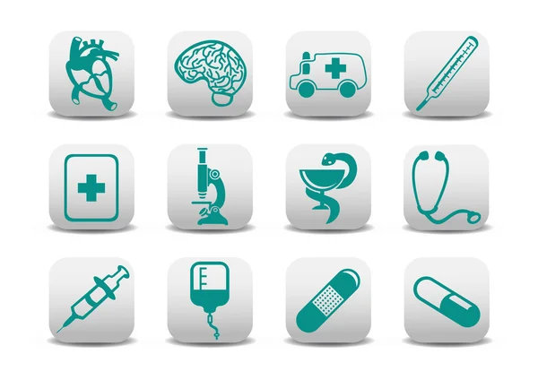 Medicine icons — Stock Vector