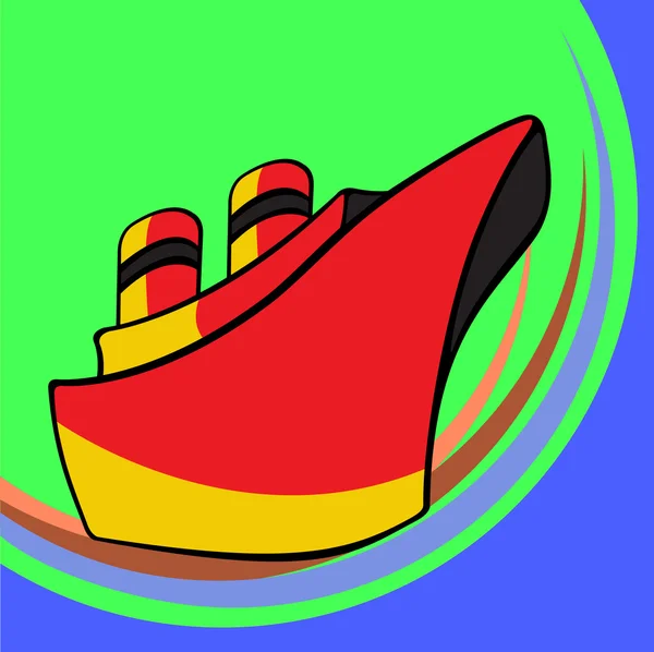 Kleine schip — Stockvector