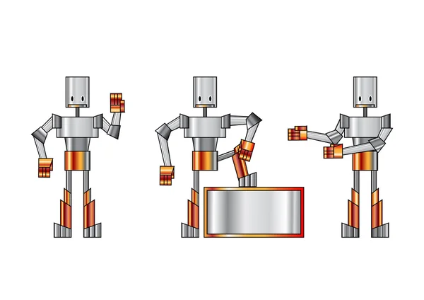 Funky robot — Stok Vektör