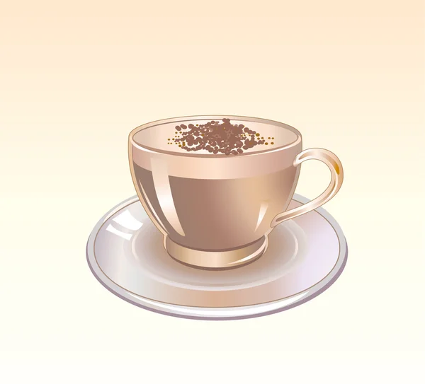 Kopje koffie — Stockvector