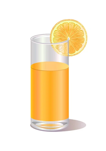 Orange juice — Stock Vector