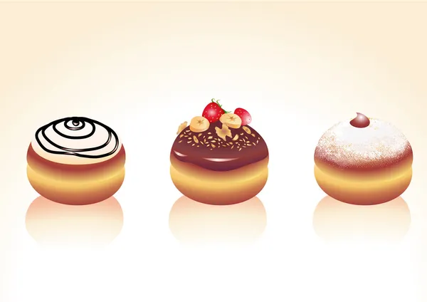 Donuts. —  Vetores de Stock