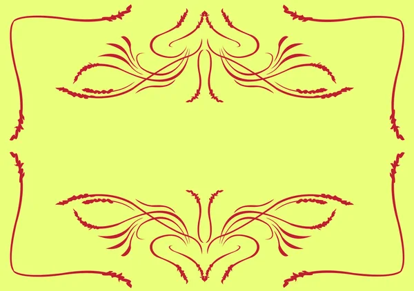 Cadre floral — Image vectorielle