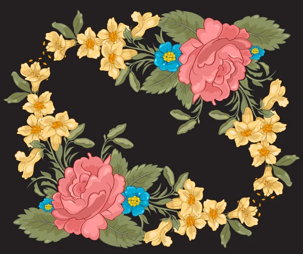 Bloemen achtergrond — Stockvector