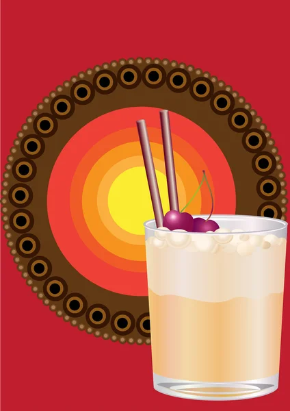 Milk shake — Stock Vector