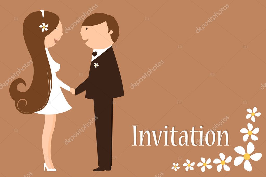 Funky wedding invitation Stock Vector Image by ©trilingstudio #12042287