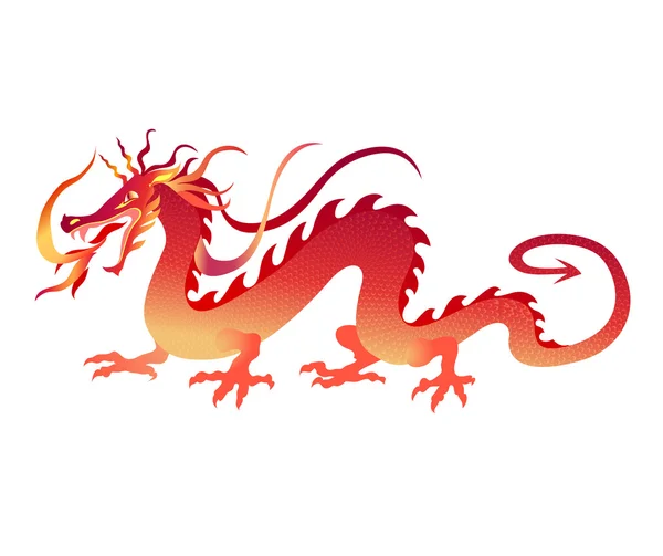 Dragon chinois — Image vectorielle