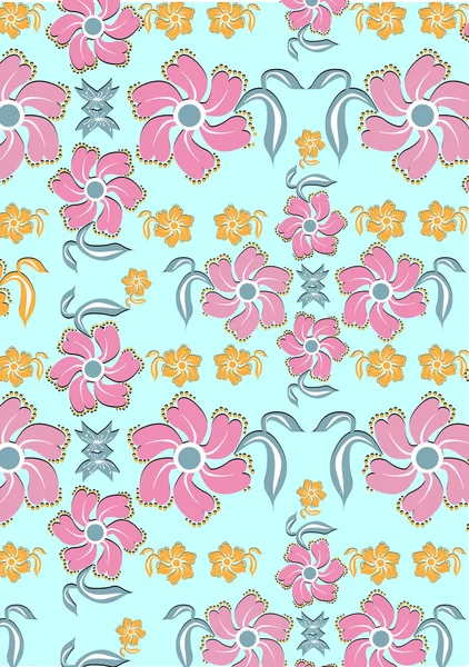 Floraler abstrakter Retro-Hintergrund — Stockvektor