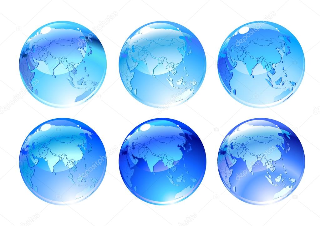 globe icons