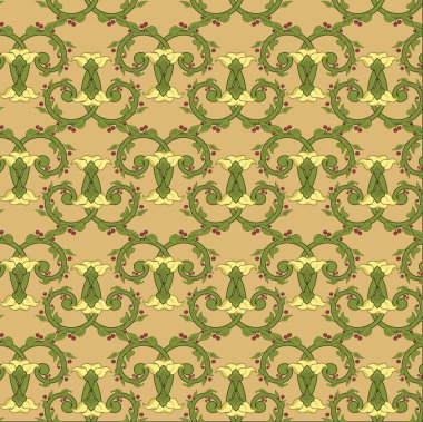 Soyut Çiçek Deseni Arkaplanı