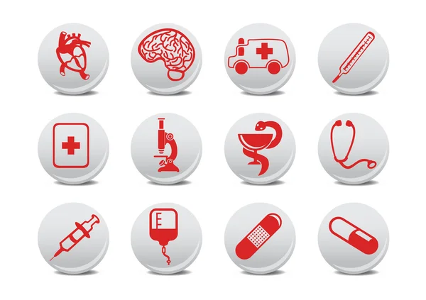 Iconen voor geneesmiddelen — Stockvector