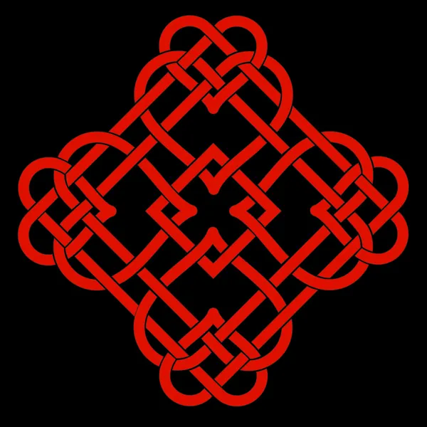 Celtic knot motifi — Stok Vektör