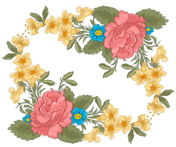 Fondo floral — Vector de stock