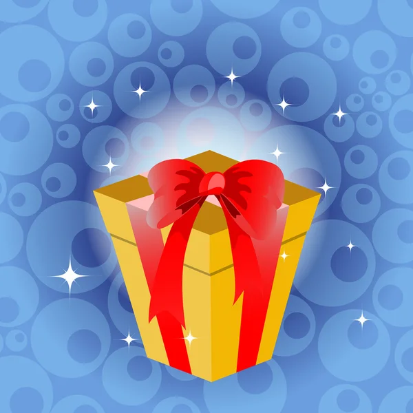 Birthday giftbox — Stock Vector