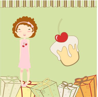 küçük kız hediye kutuları