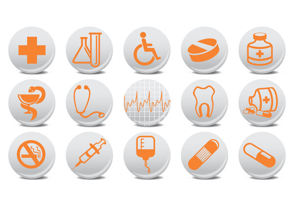 Кнопки медицины
