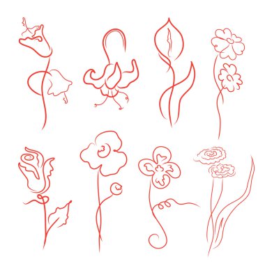 çiçek tasarım seti