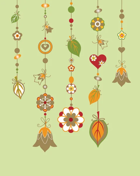 Wind Chimes — Stock Vector