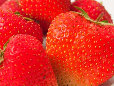 arka planını olgun çilek