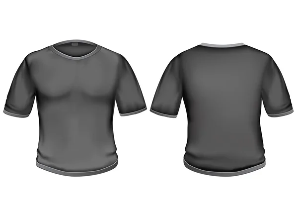 T-shirt black Stock Vector