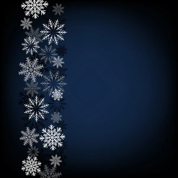 黑的雪背景 — 图库矢量图片