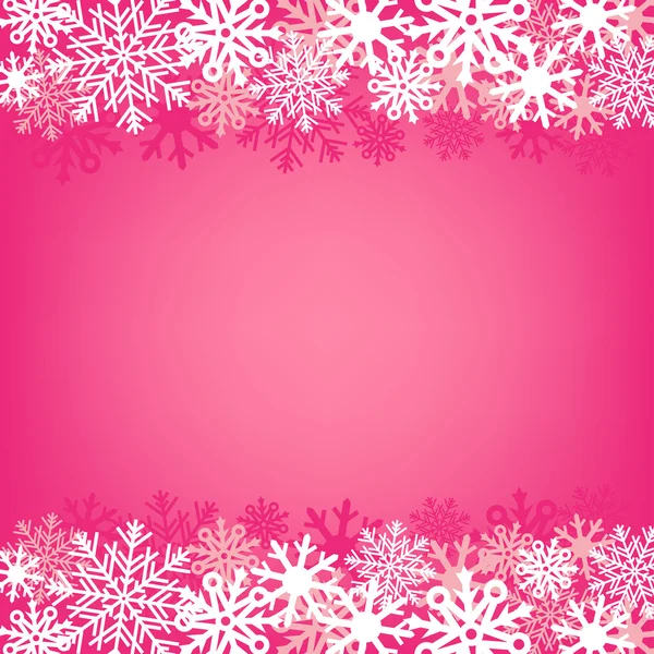 Pink snow background — Stock Vector