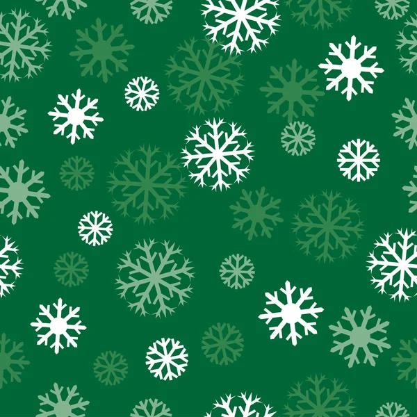 Kar yeşil desen — Stok Vektör