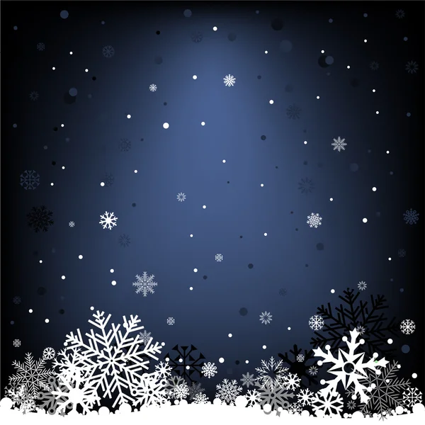 Dark blue snow mesh background — Stock Vector