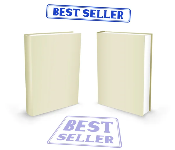 Bestseller-Buch — Stockvektor