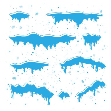 Noel kışı buz saçakları ve kar yağışları