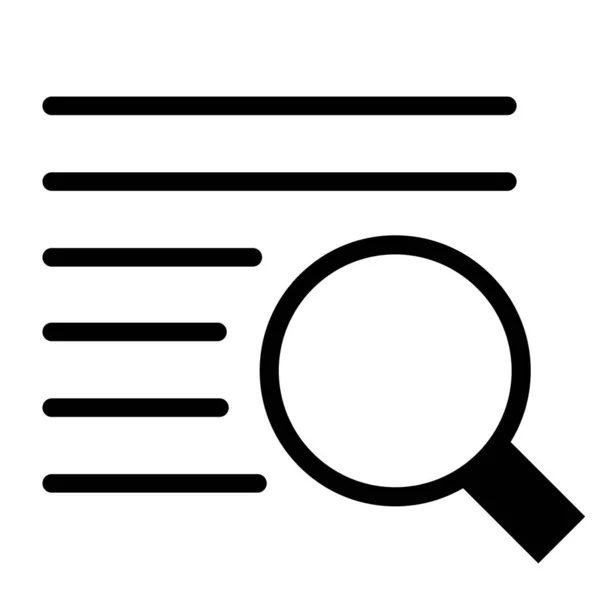 Zoeken alle categorie items pictogram teken symbool — Stockvector