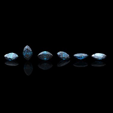 Marquis. Takı mücevher koleksiyonları. Swiss mavi topaz