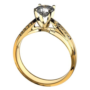 elmas alyans. aşk işareti