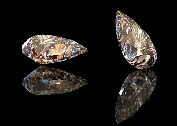 Jewelry gems. Pear. — Stock Photo, Image