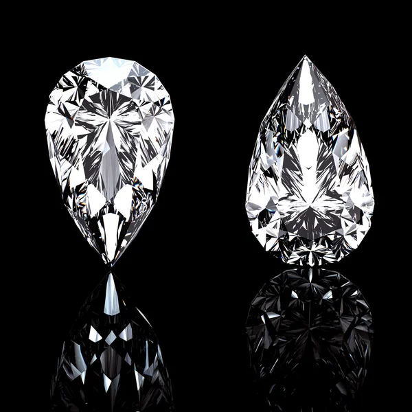 Jewelry gems. Pear. — Stock Photo, Image