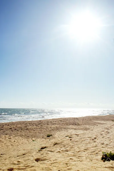 Piękne tropikalnej plaży i fale — Zdjęcie stockowe