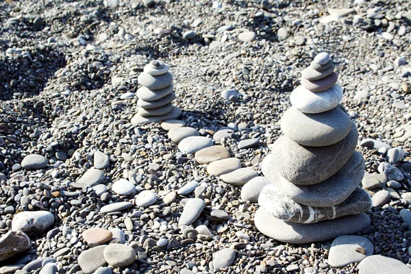 Stones on sea shore closeup — Stock Photo, Image