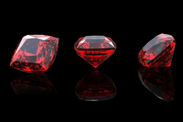 Jóias gemas forma de quadrado — Fotografia de Stock