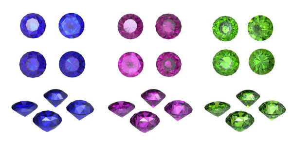 Collections of gems — Stock Photo, Image