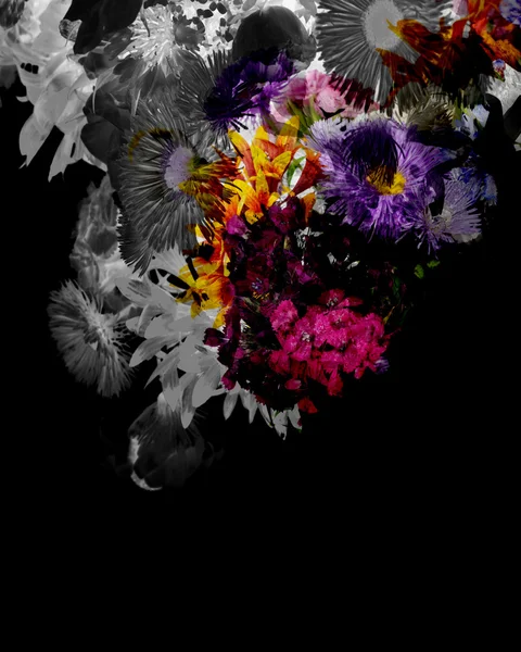 Fond floral abstrait . — Photo