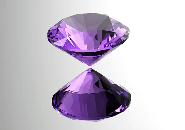 3D-Diamanten rendern — Stockfoto