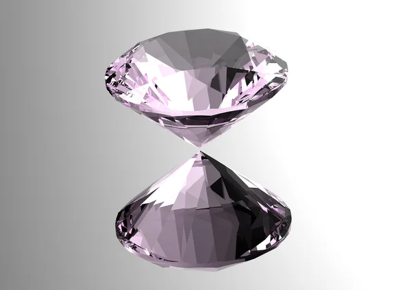 3D-diamanten render — Stockfoto