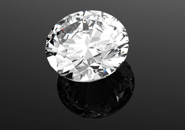 3D-diamanten render — Stockfoto