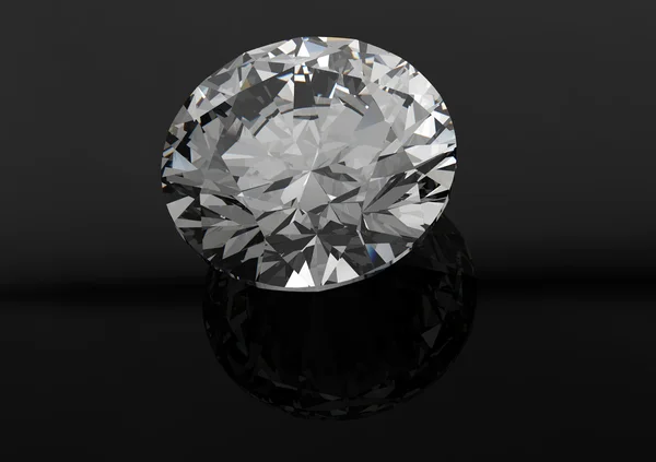 Diamants 3D rendu — Photo