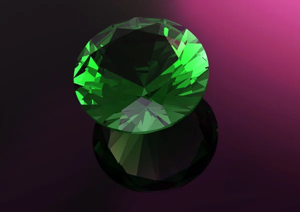 3D-diamanten render — Stockfoto