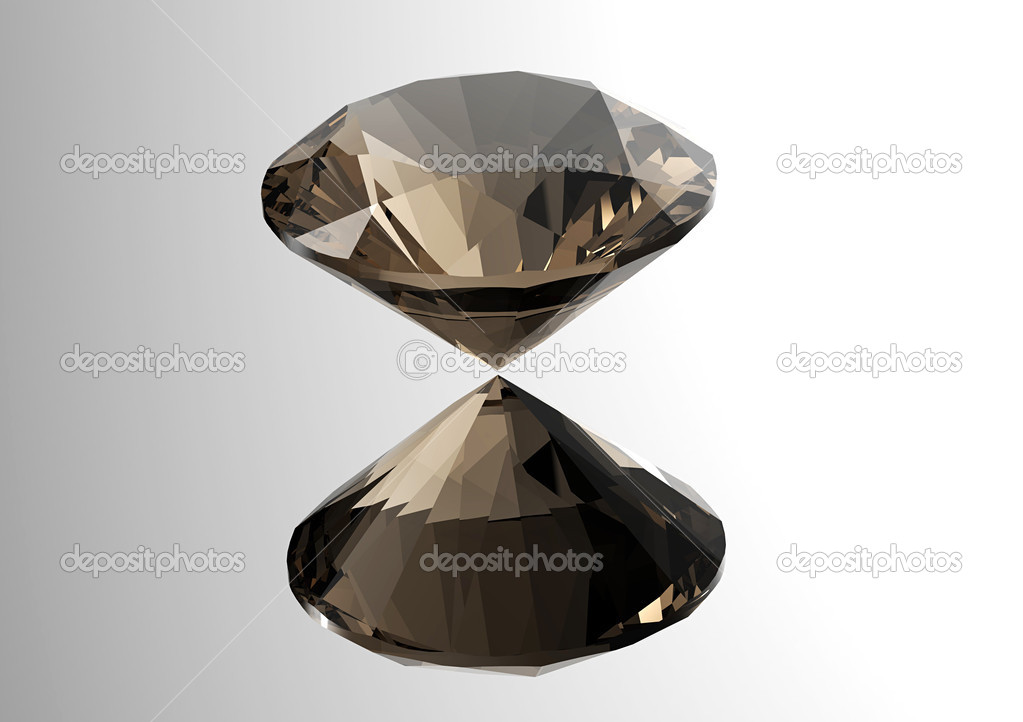 3D diamonds render